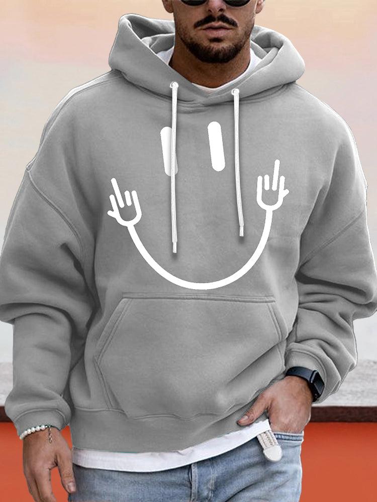 Archie Smiley Hoodie - Trendora