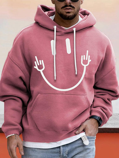 Archie Smiley Hoodie - Trendora