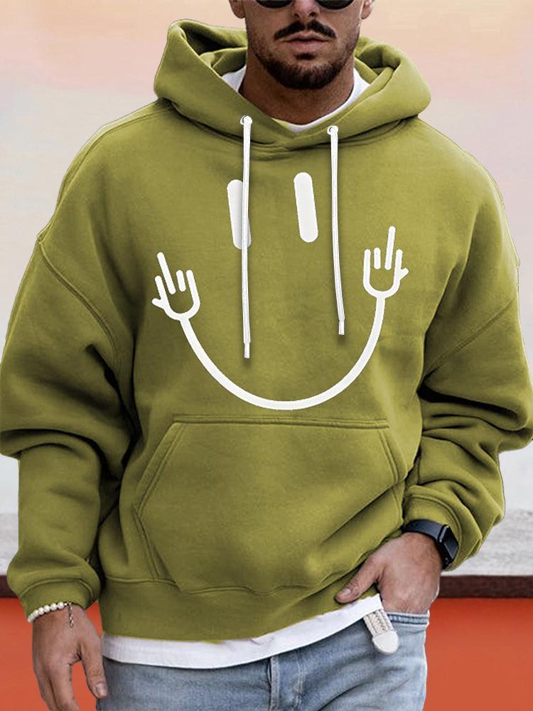 Archie Smiley Hoodie - Trendora