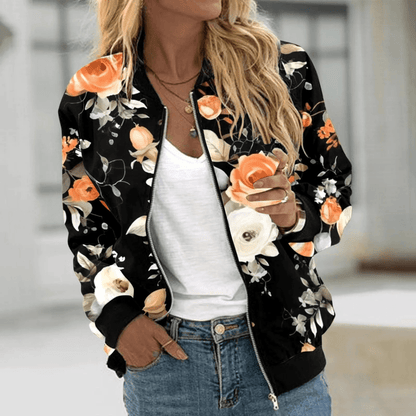 Breeze Stijlvolle Zomerjas met Bloemenprint - Trendora