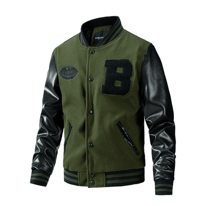 Byron Trendy Baseball Jacket - Trendora