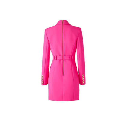 Cuenca Roze Blazer Jas - Trendora