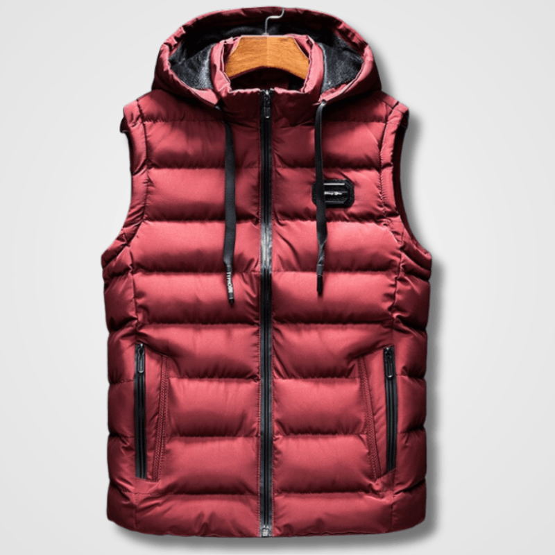 Darwin Bodywarmer met Capuchon - Trendora