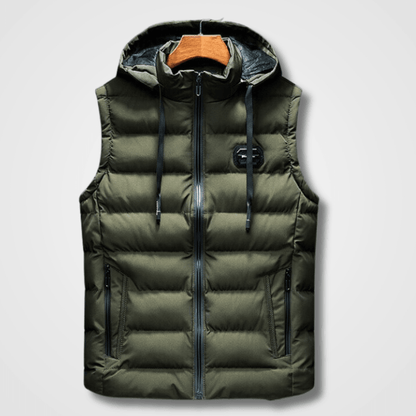 Darwin Bodywarmer met Capuchon - Trendora