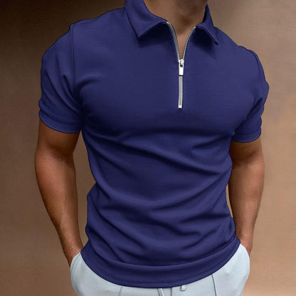 Havana Zip-Up Polo - Trendora