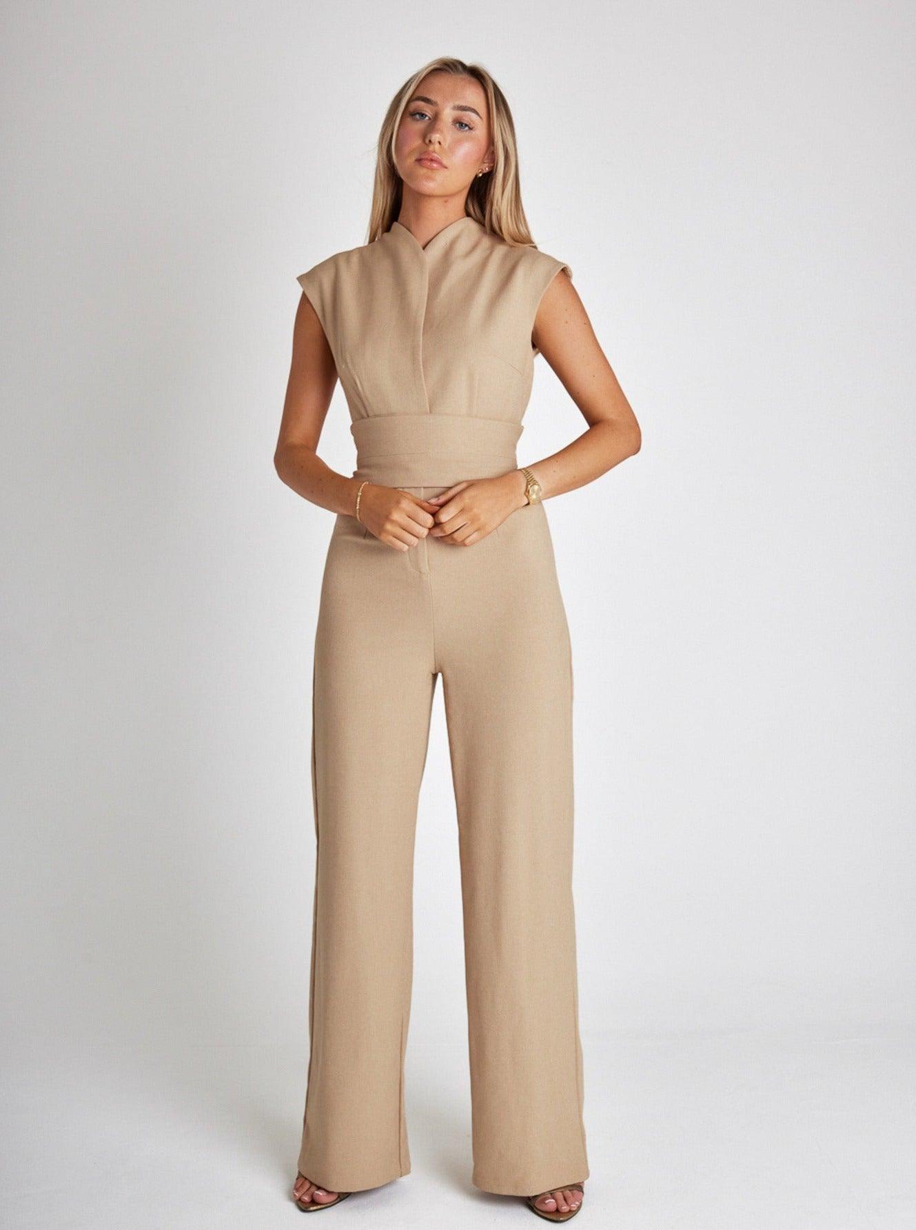 Heidi Mouwloze Jumpsuit - Trendora