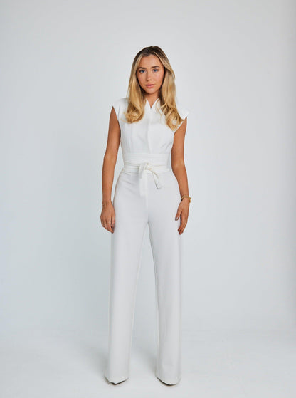 Heidi Mouwloze Jumpsuit - Trendora