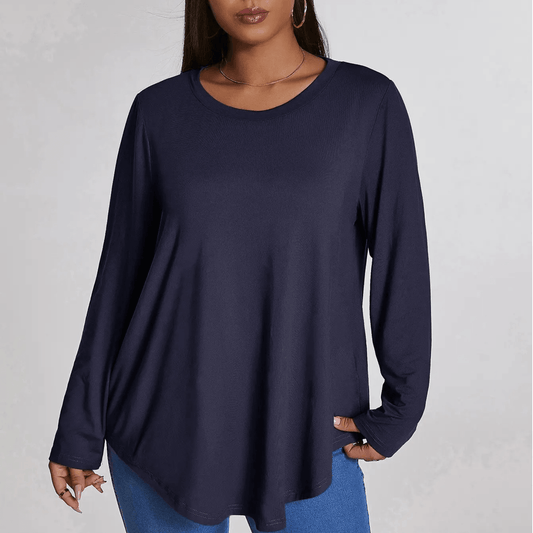 Laura French Tuniek Shirt met Lange Mouwen - Trendora