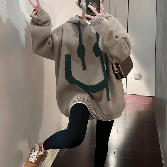 Luxiana Knusse Hoodie - Trendora